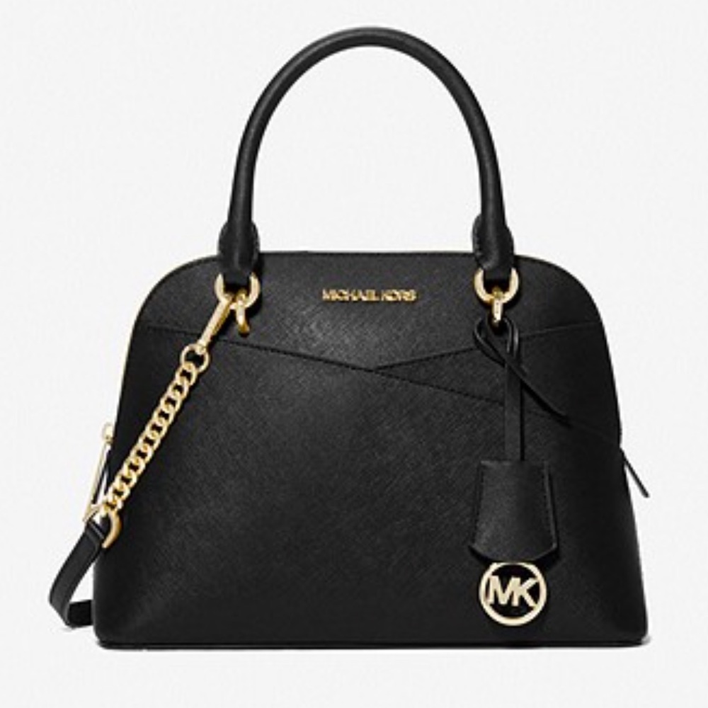 Jet Set Travel Medium Saffiano Leather Dome Satchel